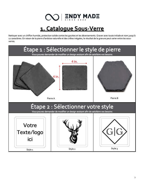 
                  
                    Sous-Verre Personalisés │ Ensemble cadeau de sous-verres en ardoise personnalisé à votre goût! Ces sous-verres en pierre d’ardoise gravés au laser font d’excellents cadeaux de mariage, de fête ou personnels. - Pierre réelle avec des bords ébréchés. (les t
                  
                